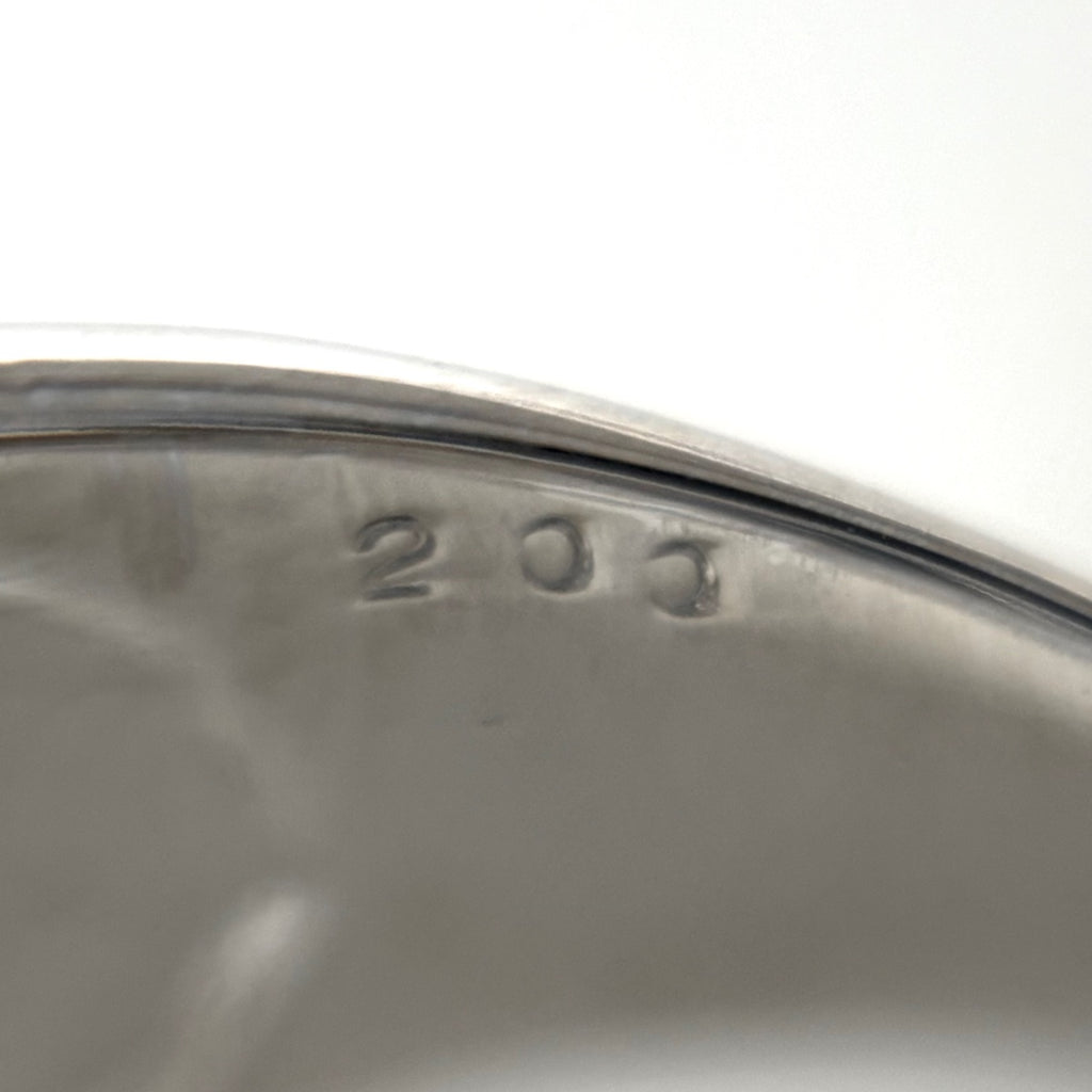 メレダイヤ デザインリング プラチナ 指輪 リング 19号 Pt900 ダイヤモンド メンズ 【中古】nbjwl