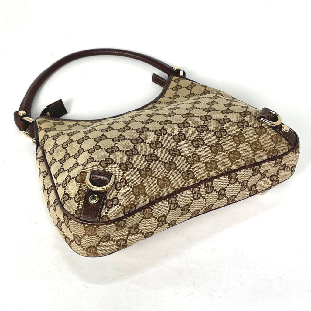 グッチ GG柄 ショルダーバッグ アビー ワンショルダー ハンドバッグ ショルダーバッグ GGキャンバス ブラウン 130738 レディース 【中古】brbag