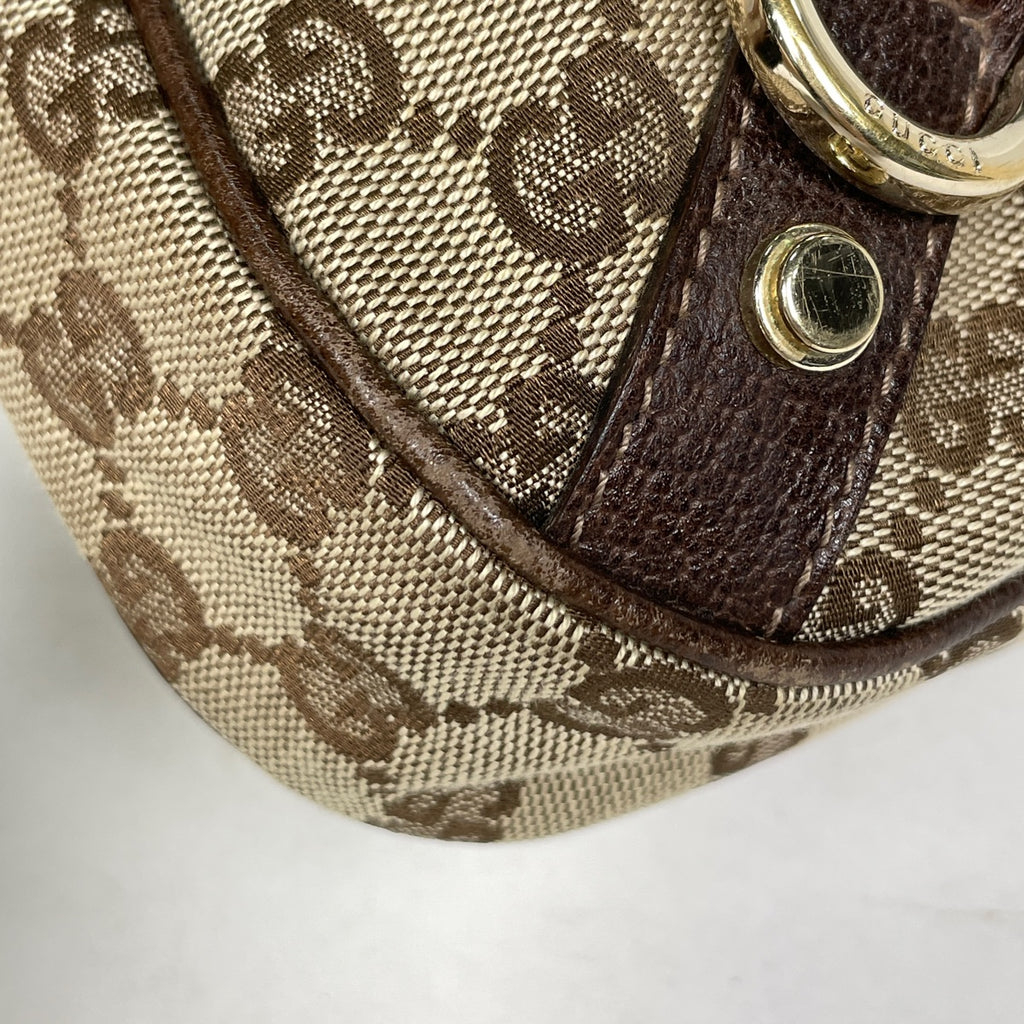 グッチ GG柄 ショルダーバッグ アビー ワンショルダー ハンドバッグ ショルダーバッグ GGキャンバス ブラウン 130738 レディース 【中古】brbag