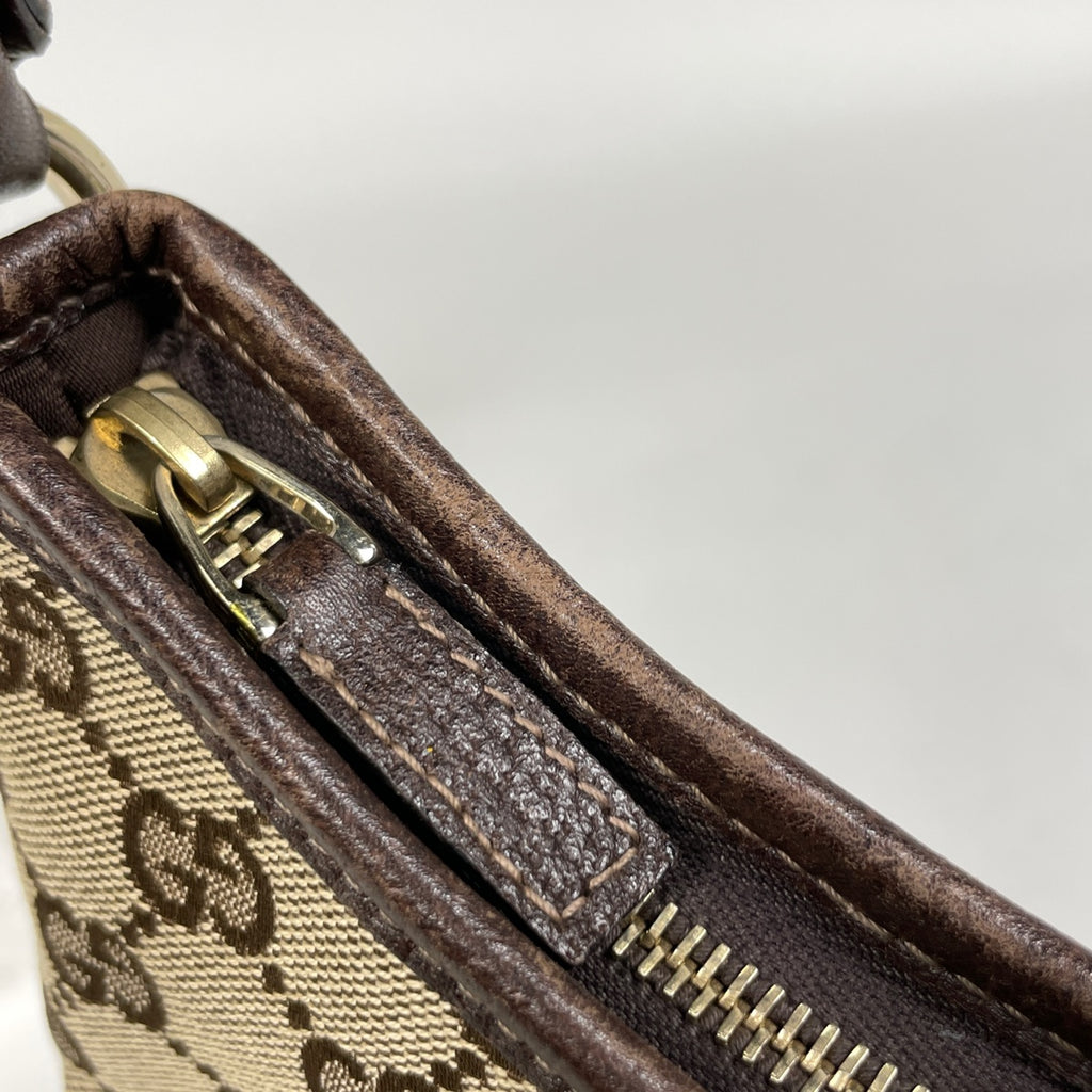 グッチ GG柄 ショルダーバッグ アビー ワンショルダー ハンドバッグ ショルダーバッグ GGキャンバス ブラウン 130738 レディース 【中古】brbag