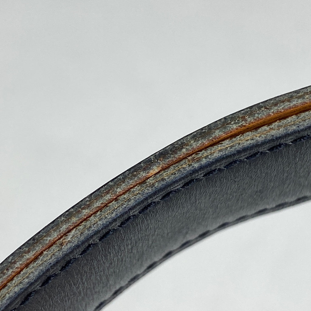 エルメス コンスタンス リバーシブル Hベルト ○N刻印 ベルト レザー ブラック ブラウン レディース 【中古】brbag