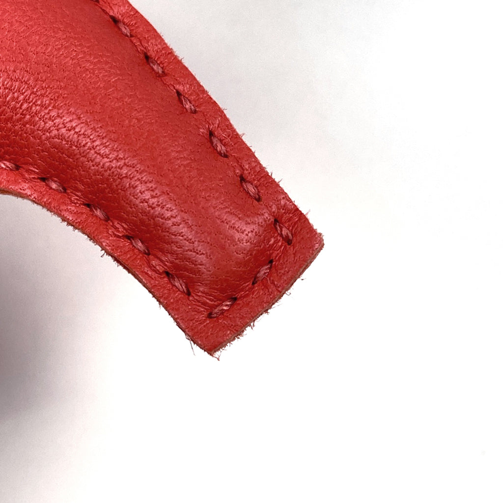 エルメス ロデオ PM ストラップ バッグチャーム レザー ブラウン ブルー レッド レディース 【中古】brbag