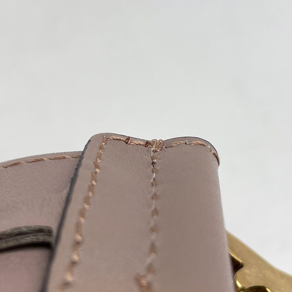 グッチ ダブルG ワイドベルト GGマーモント ベルト レザー ブラウン レディース 【中古】brbag