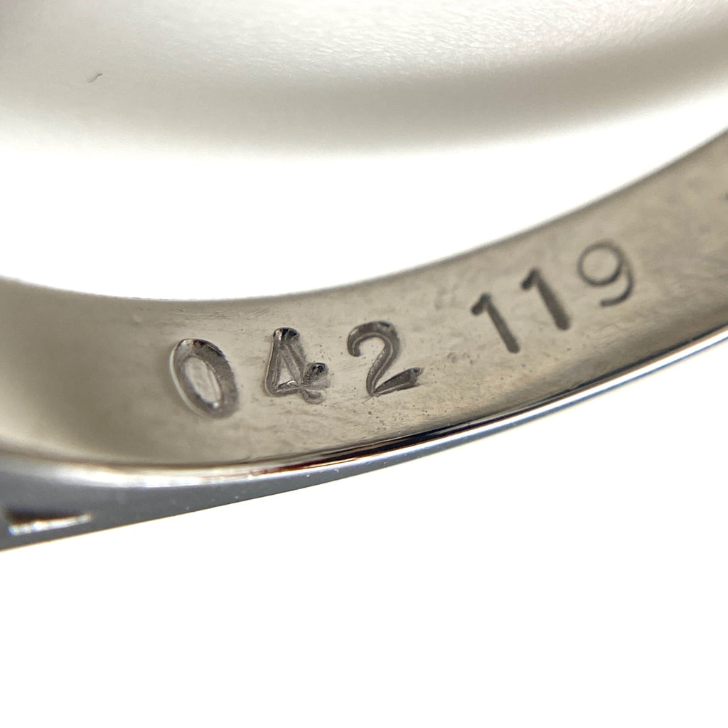 ダイヤモンド デザインリング プラチナ 指輪 メレダイヤ リング 9号 Pt900 ダイヤモンド レディース 【中古】nbjwl