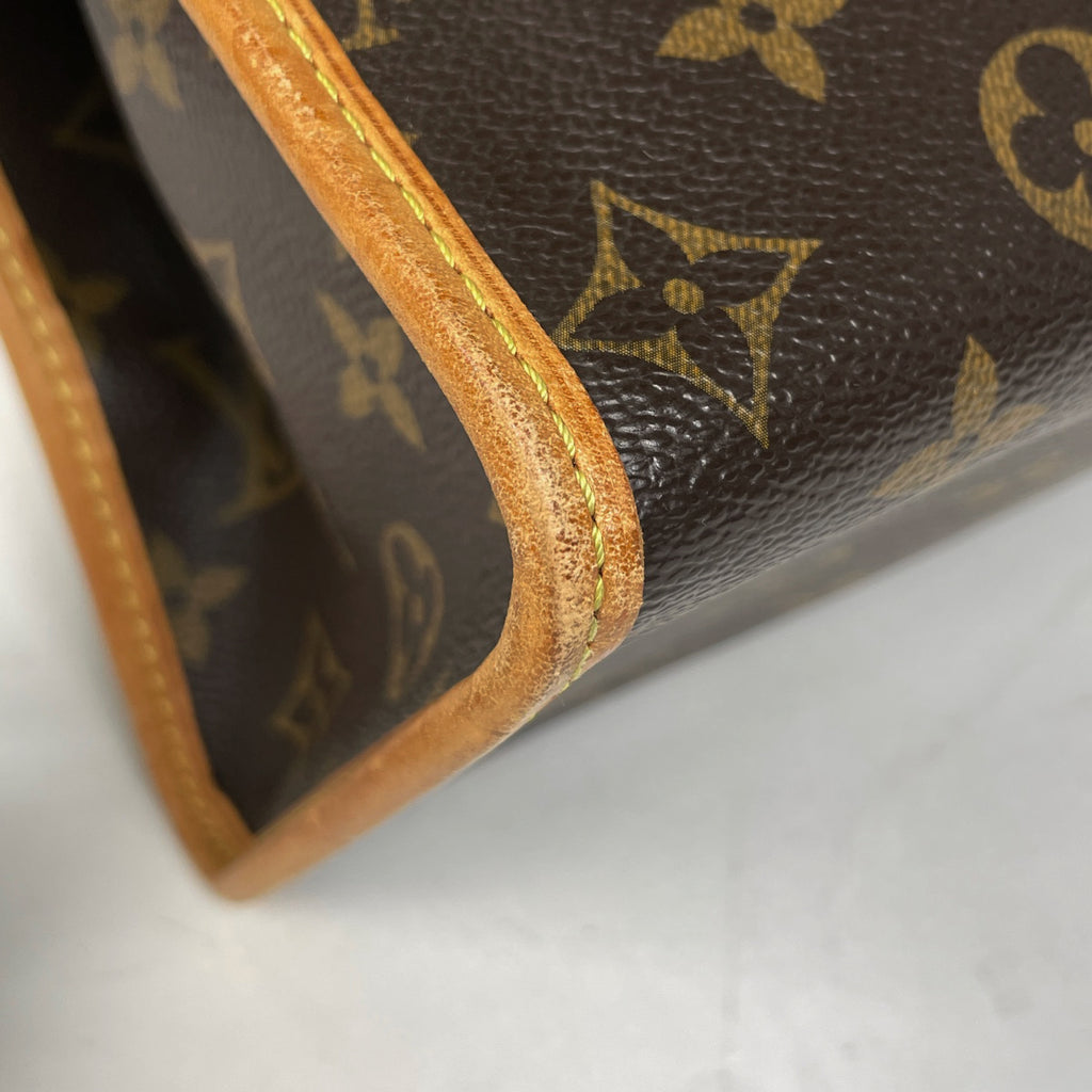 ルイ・ヴィトン ポパンクール・オ ショルダーバッグ 肩掛け ハンドバッグ モノグラム ブラウン M40007 レディース 【中古】brbag