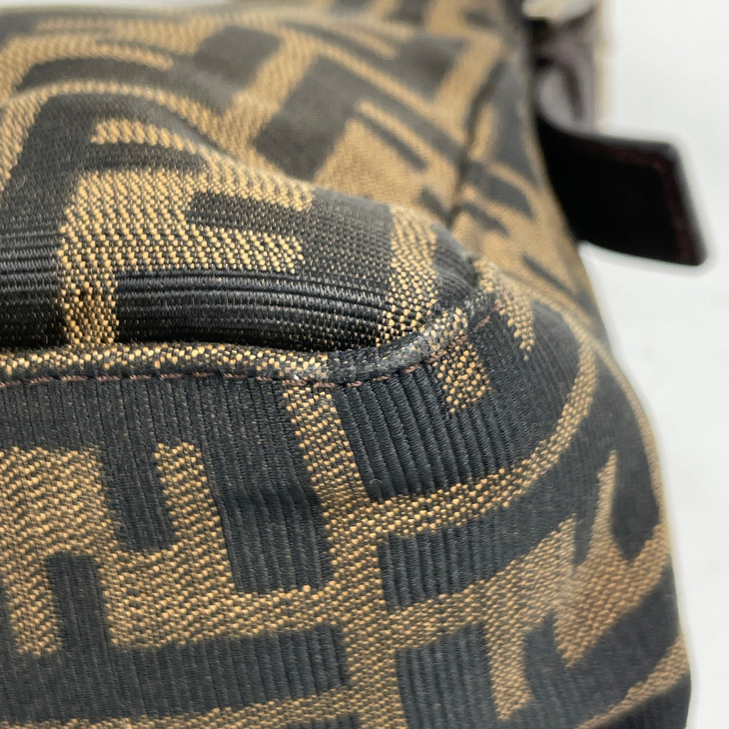 フェンディ ズッカ柄 ショルダーバッグ マンマバゲット ワンショルダー ショルダーバッグ キャンバス ブラウン レディース 【中古】brbag