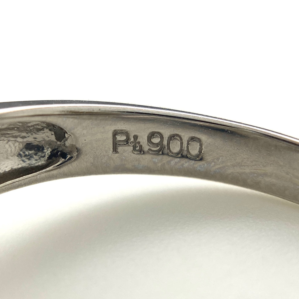 メレダイヤ デザインリング プラチナ 指輪 リング 11号 Pt900 ダイヤモンド レディース 【中古】nbjwl