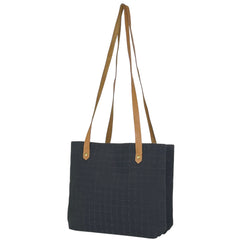 エルメス アメダバ カバ ドゥ ポッシュ ショルダーバッグ トートバッグ キャンバス ブラック レディース 【中古】brbag