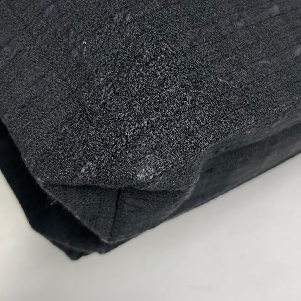 エルメス アメダバ カバ ドゥ ポッシュ ショルダーバッグ トートバッグ キャンバス ブラック レディース 【中古】brbag