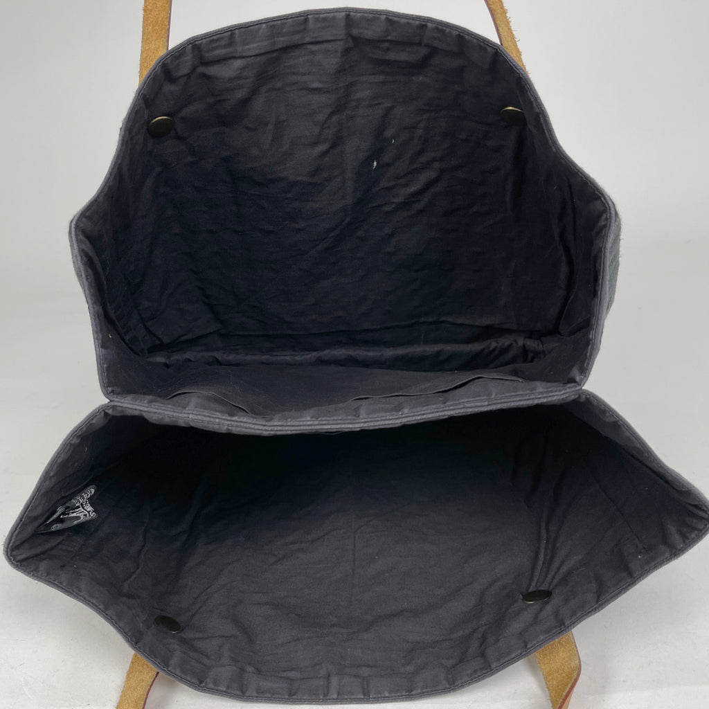 エルメス アメダバ カバ ドゥ ポッシュ ショルダーバッグ トートバッグ キャンバス ブラック レディース 【中古】brbag