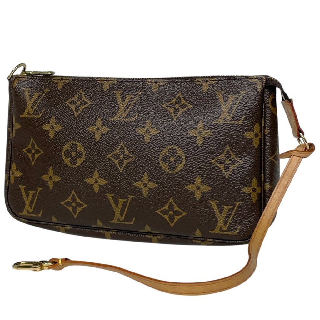 ルイ・ヴィトン ポシェット アクセソワール メイク コスメ アクセサリーポーチ モノグラム ブラウン M51980 レディース 【中古】brbag