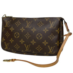 ルイ・ヴィトン ポシェット アクセソワール メイク コスメ アクセサリーポーチ モノグラム ブラウン M51980 レディース 【中古】brbag