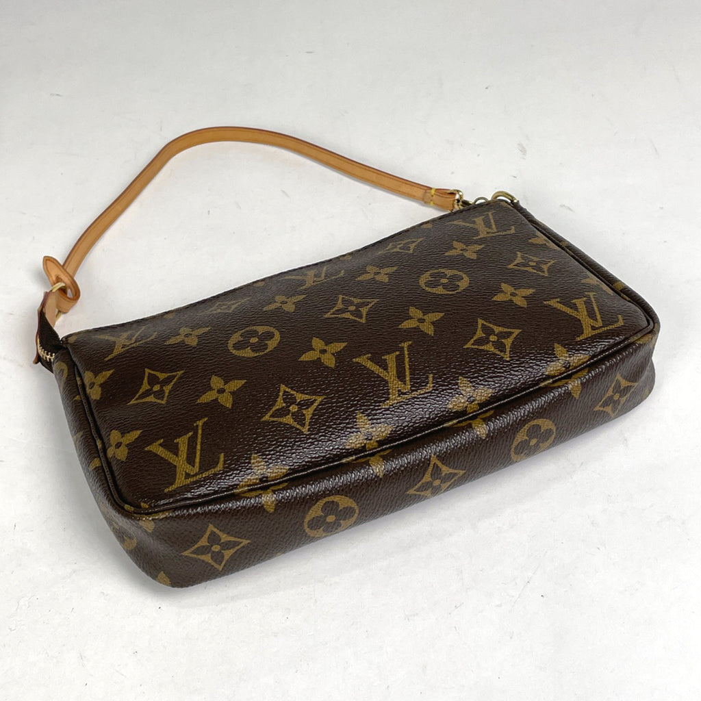 ルイ・ヴィトン ポシェット アクセソワール メイク コスメ アクセサリーポーチ モノグラム ブラウン M51980 レディース 【中古】brbag