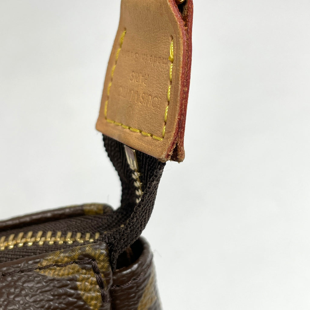 ルイ・ヴィトン ポシェット アクセソワール メイク コスメ アクセサリーポーチ モノグラム ブラウン M51980 レディース 【中古】brbag