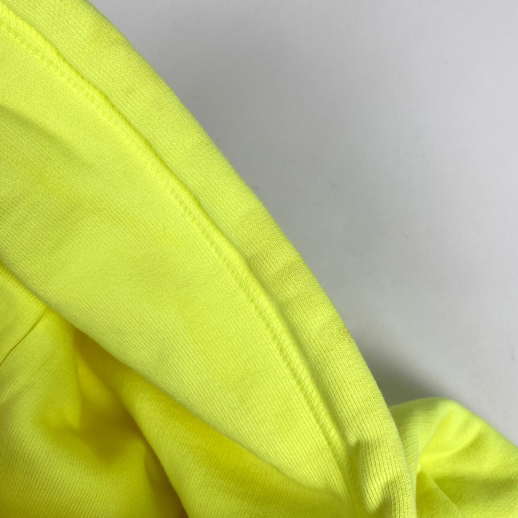 バレンシアガ ロゴ パーカー プルオーバー ネオンカラー トップス パーカー 綿 イエロー メンズ 【中古】brapp