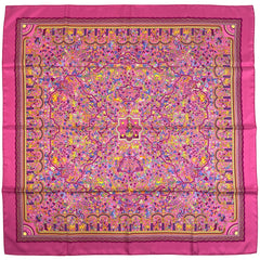 エルメス カレ 90 LES JARDINS D'ARMENIE アルメニアの楽園 スカーフ シルク レディース 【中古】brbag