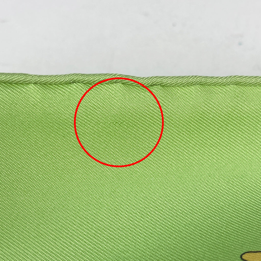 エルメス カレ 90 CIRQUE MOLIER モリエサーカス スカーフ スカーフ シルク グリーン マルチカラー レディース 【中古】brbag