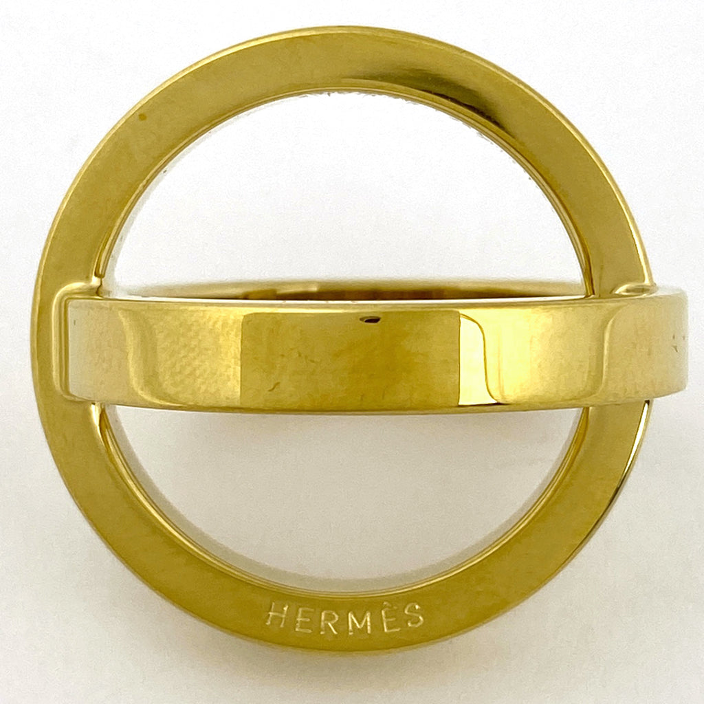 エルメス コスモス スカーフ留め スカーフホルダー スカーフリング GP ゴールド レディース 【中古】brbag