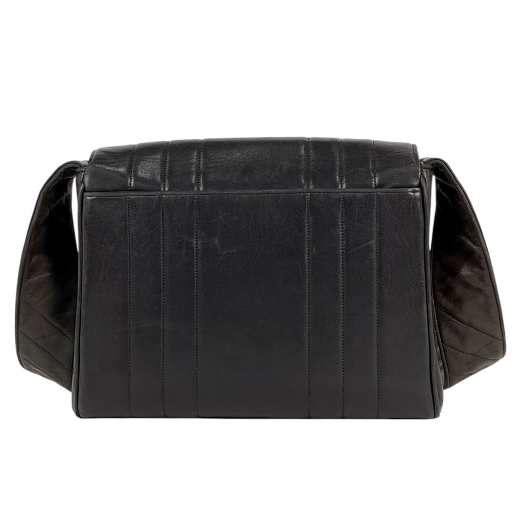 シャネル マドモアゼル ショルダーバッグ ココマーク ショルダーバッグ レザー ブラック レディース 【中古】brbag