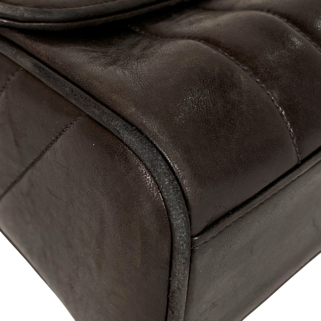 シャネル マドモアゼル ショルダーバッグ ココマーク ショルダーバッグ レザー ブラック レディース 【中古】brbag