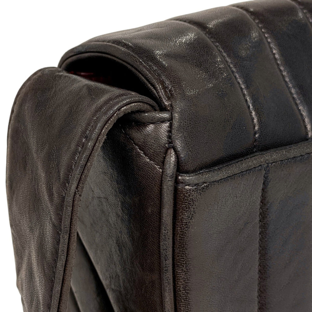 シャネル マドモアゼル ショルダーバッグ ココマーク ショルダーバッグ レザー ブラック レディース 【中古】brbag