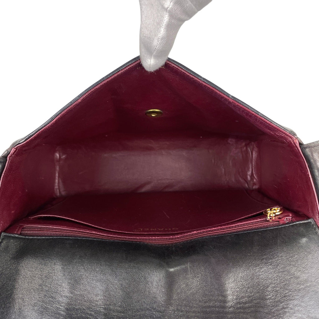 シャネル マドモアゼル ショルダーバッグ ココマーク ショルダーバッグ レザー ブラック レディース 【中古】brbag