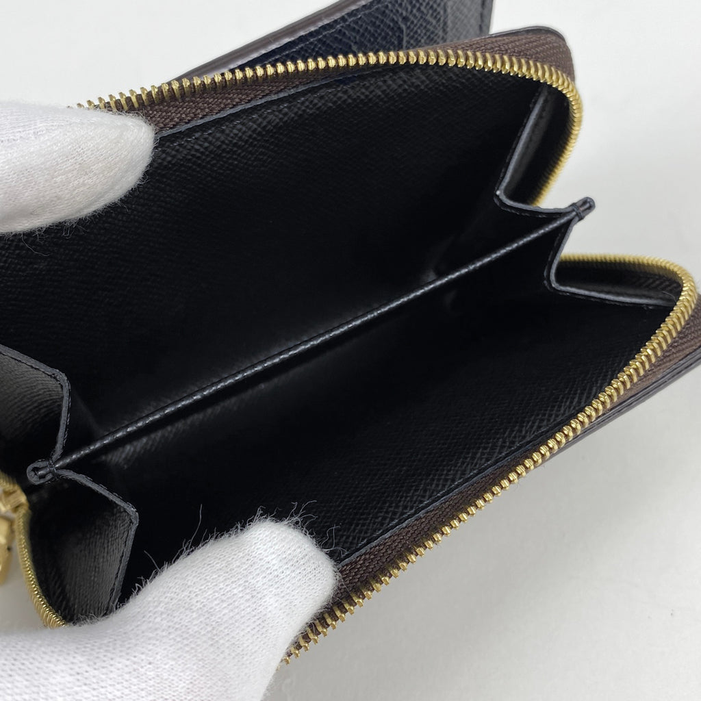 ルイ・ヴィトン ポルトフォイユ ルー 小銭入れ 札入れ ラウンドファスナー 二つ折り財布 モノグラム ブラウン M81461 レディース 【中古】brbag