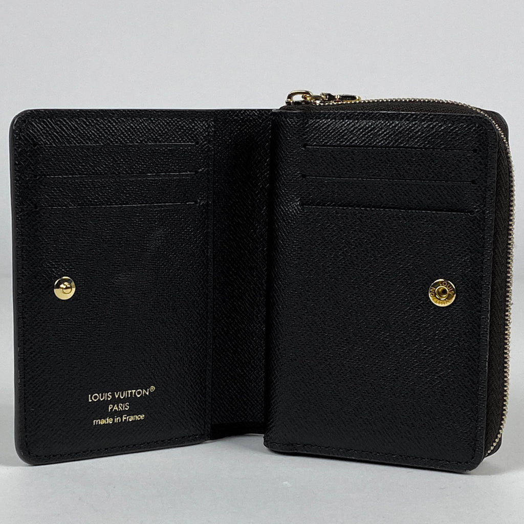 ルイ・ヴィトン ポルトフォイユ ルー 小銭入れ 札入れ ラウンドファスナー 二つ折り財布 モノグラム ブラウン M81461 レディース 【中古】brbag