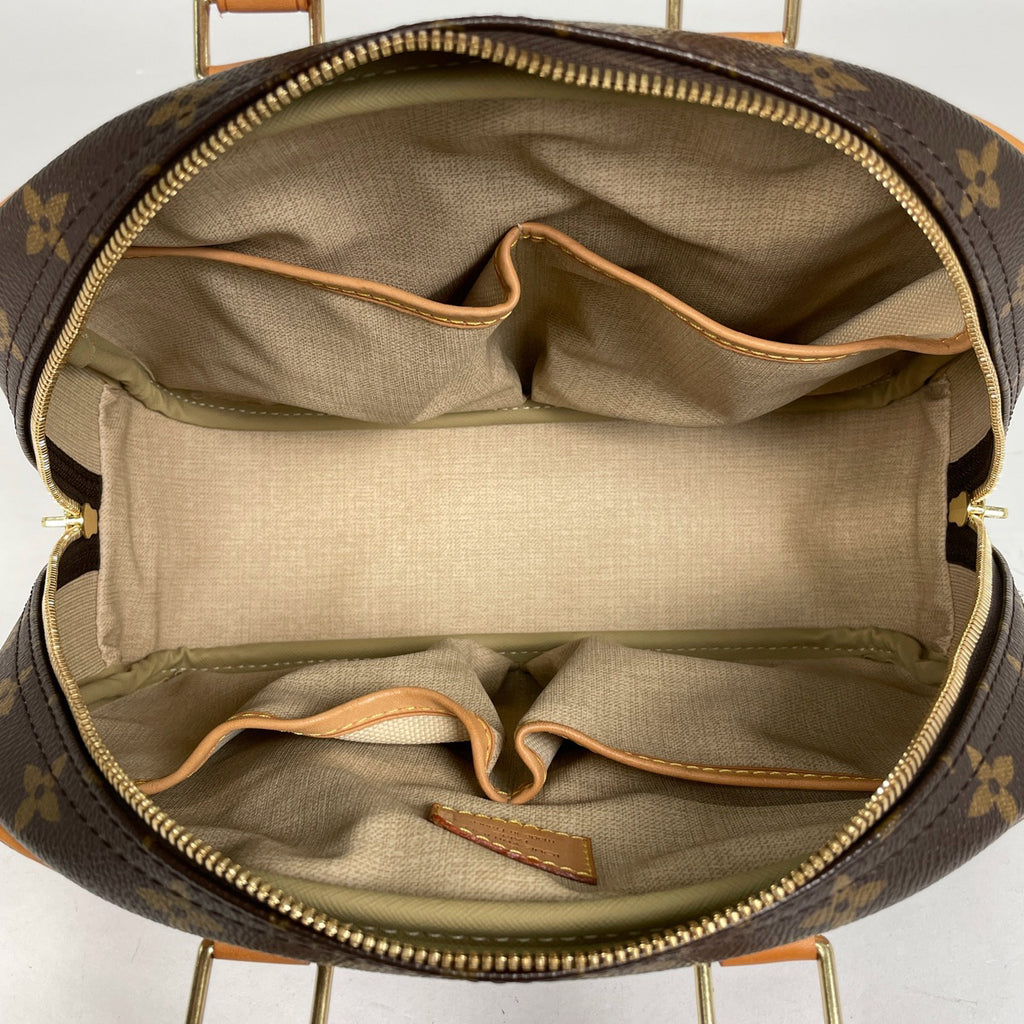 ルイ・ヴィトン トゥルーヴィル ボストンバッグ 手提げ ハンドバッグ モノグラム ブラウン M42228 レディース 【中古】brbag