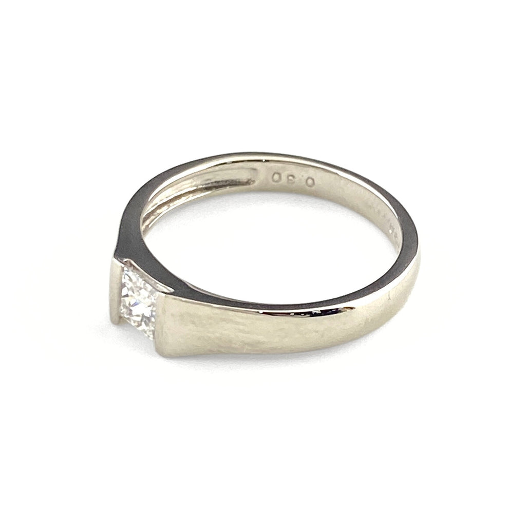 ダイヤモンド デザインリング プラチナ 指輪 リング 10号 Pt950 ダイヤモンド レディース 【中古】nbjwl