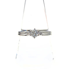 Pt900 ダイヤモンド リング プラチナ 22号 0.35ct メンズ 中古 nbjwl