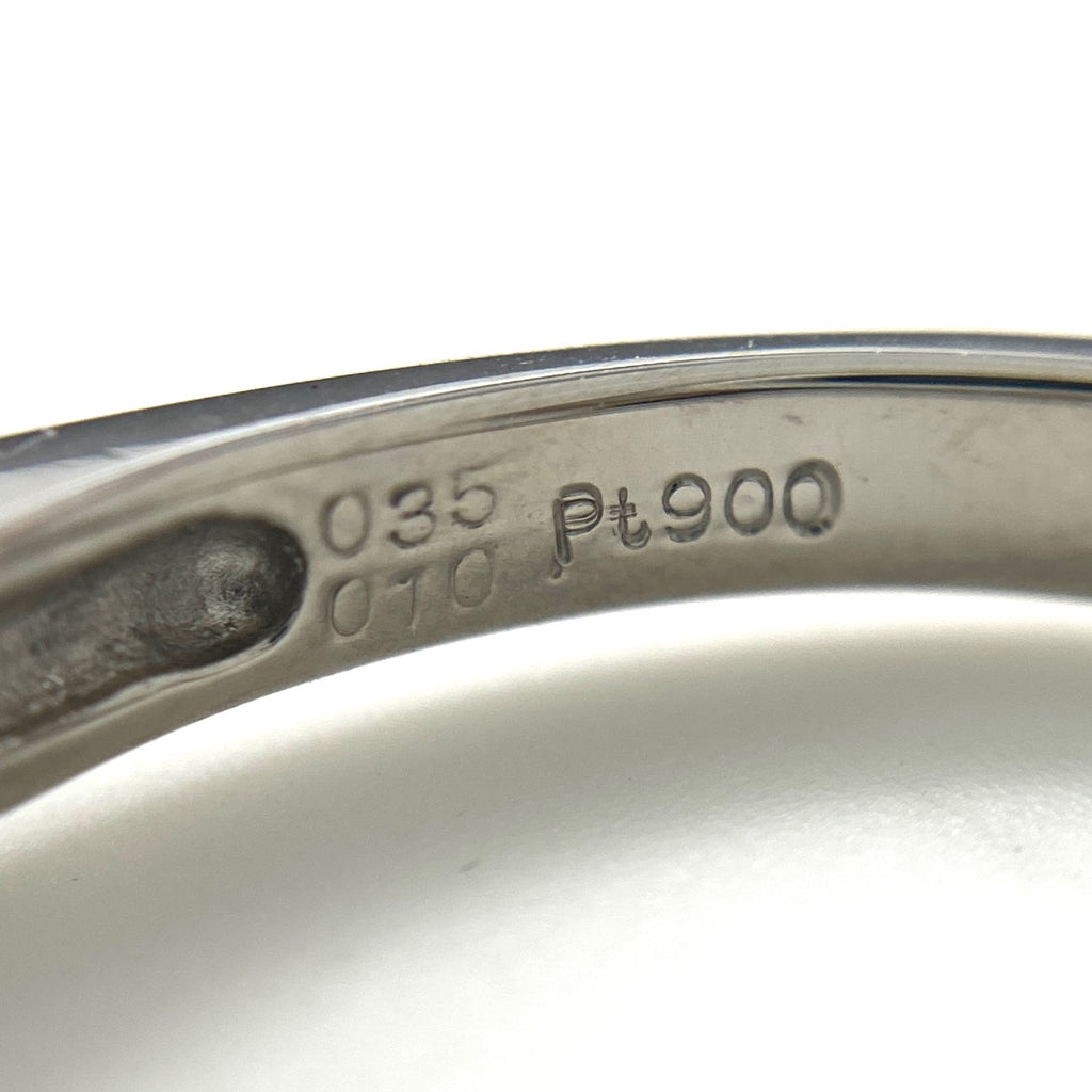 Pt900 ダイヤモンド リング プラチナ 22号 0.35ct メンズ 中古 nbjwl