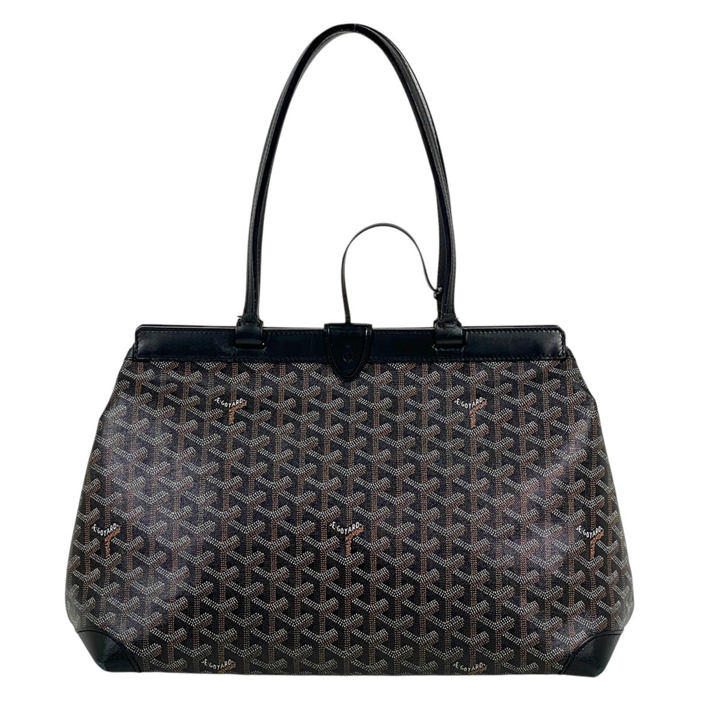 ゴヤール ベルシャス PM ショルダーバッグ トートバッグ コーティングキャンバス ブラック レディース 【中古】brbag