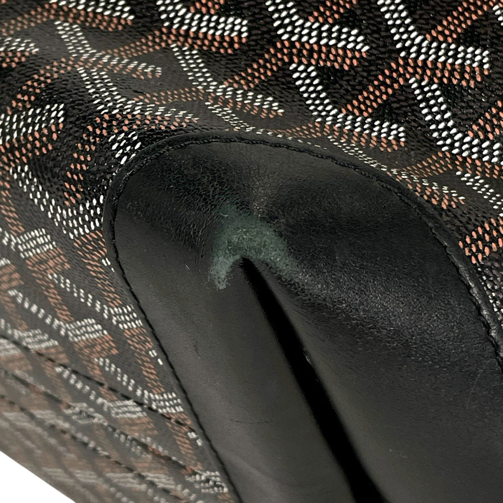 ゴヤール ベルシャス PM ショルダーバッグ トートバッグ コーティングキャンバス ブラック レディース 【中古】brbag