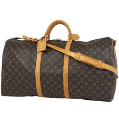 ルイ・ヴィトン キーポル バンドリエール 60 旅行 出張 ボストンバッグ モノグラム ブラウン M41412 レディース 【中古】brbag