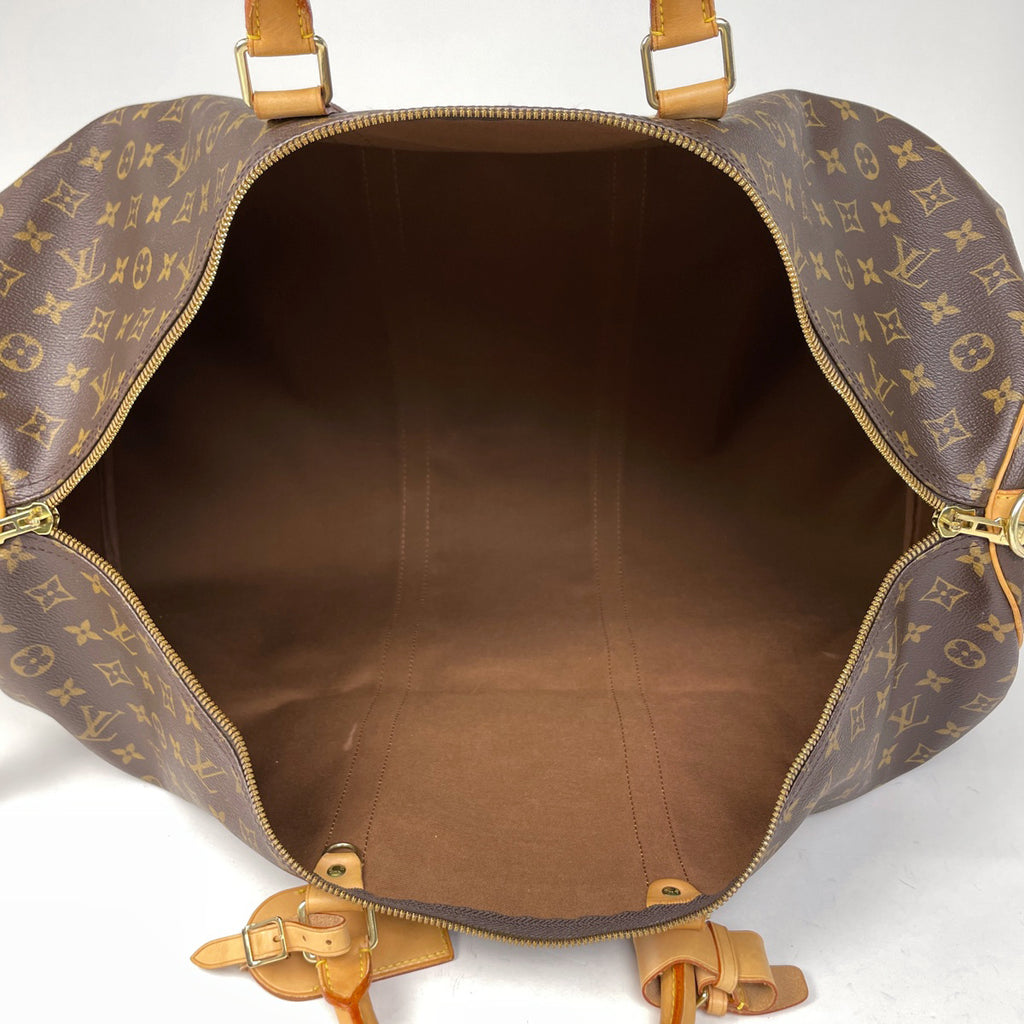 ルイ・ヴィトン キーポル バンドリエール 60 旅行 出張 ボストンバッグ モノグラム ブラウン M41412 レディース 【中古】brbag