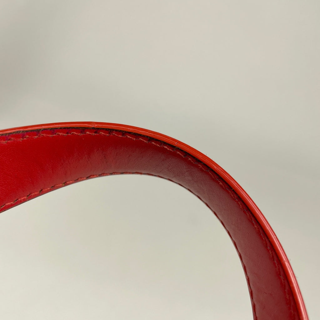 シャネル ニュートラベルライン トート MM ココマーク ショルダーバッグ トートバッグ ナイロンジャガード レッド A15991 レディース 【中古】brbag