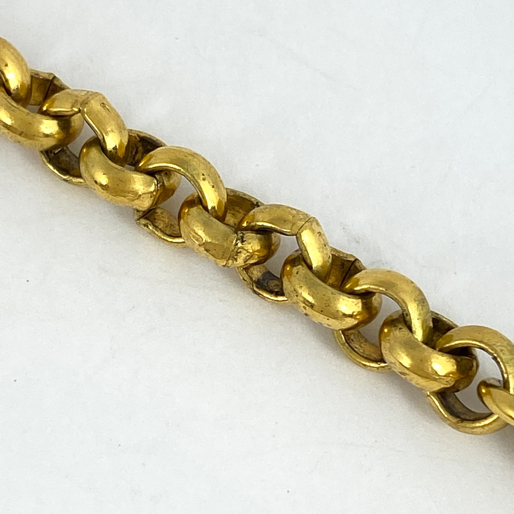 シャネル ココマーク チェーン ネックレス CCマーク ひし形 ロング ネックレス GP ゴールド レディース 【中古】bracc