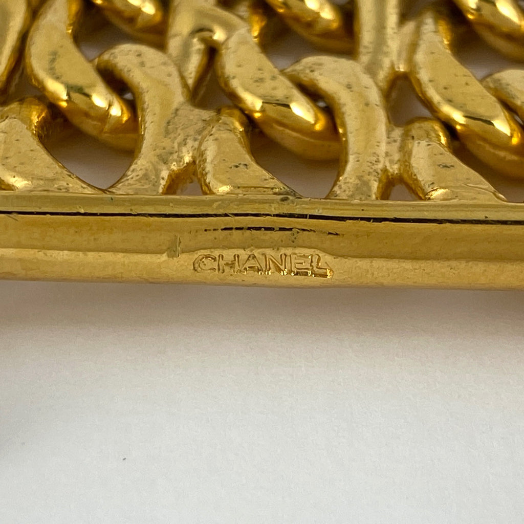 シャネル チェーン ネックレス 5連 チョーカー ネックレス GP ゴールド レディース 【中古】bracc