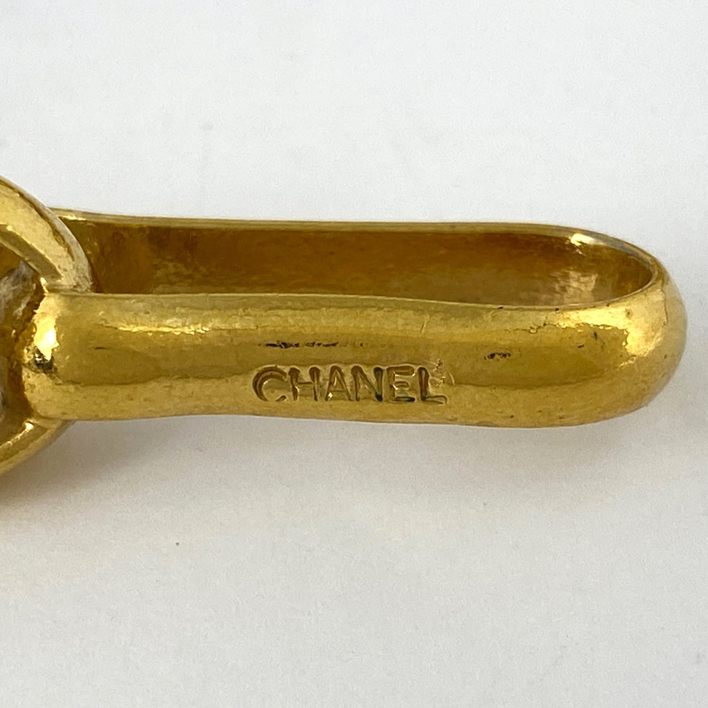 シャネル ココマーク ラウンド チェーン ネックレス 丸型 ロング ネックレス GP ゴールド レディース 【中古】bracc