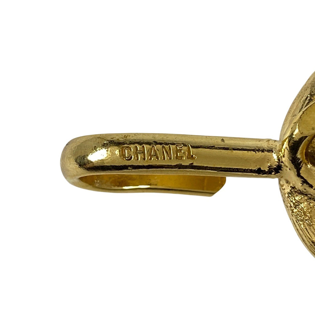 シャネル ココマーク チェーン ベルト 2連 ベルト GP レザー ゴールド ブラック レディース 【中古】brbag