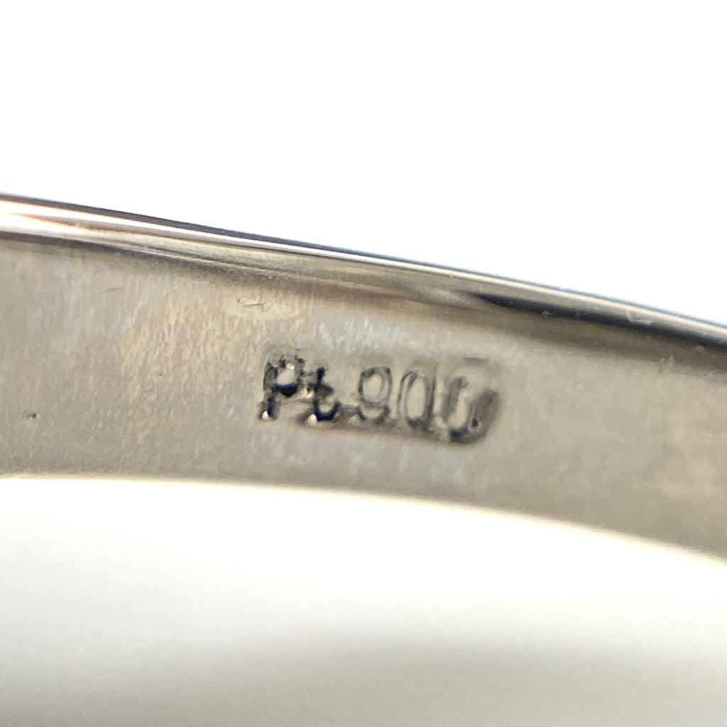 メレダイヤ デザインリング プラチナ 指輪 リング 12号 Pt900 ダイヤモンド レディース 【中古】nbjwl