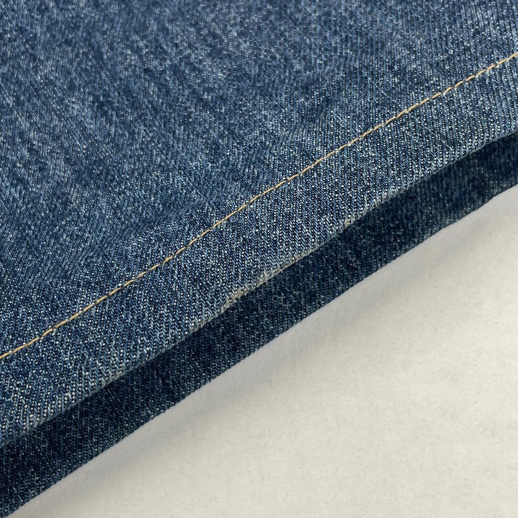 グッチ GGロゴ デニムパンツ ストレート ボトムス デニムパンツ 綿 ブルー レディース 【中古】brapp