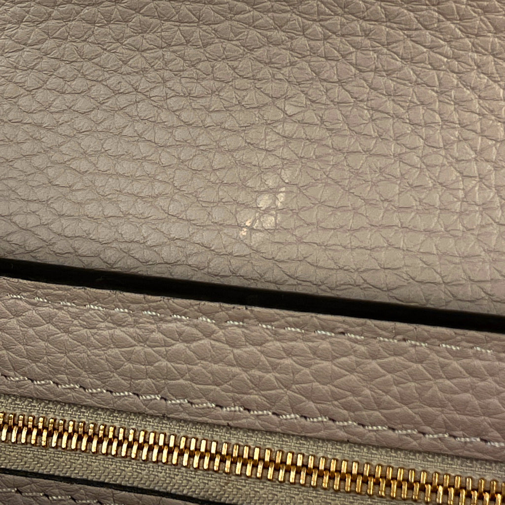 ルイ・ヴィトン カプシーヌ BB 2WAY ショルダーバッグ パイソン ハンドバッグ トリヨン ガレ(グレージュ) N92041 レディース 【中古】brbag