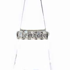 メレダイヤ デザインリング プラチナ 指輪 リング 13号 Pt850 ダイヤモンド レディース 【中古】nbjwl