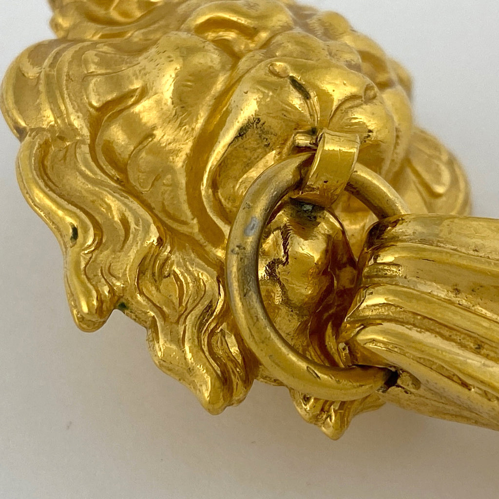 シャネル ライオンモチーフ イヤリング スイング イヤリング GP ゴールド レディース 【中古】bracc