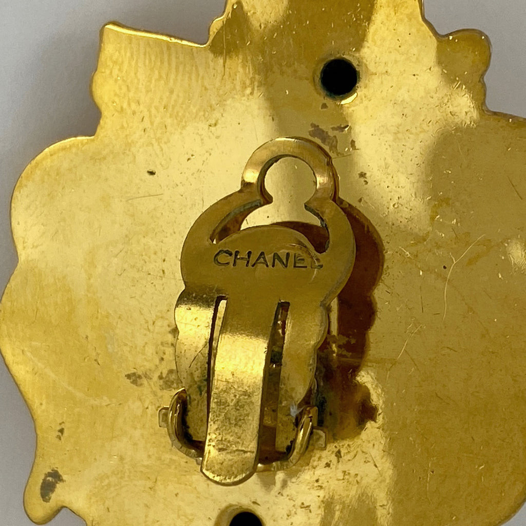 シャネル ライオンモチーフ イヤリング スイング イヤリング GP ゴールド レディース 【中古】bracc