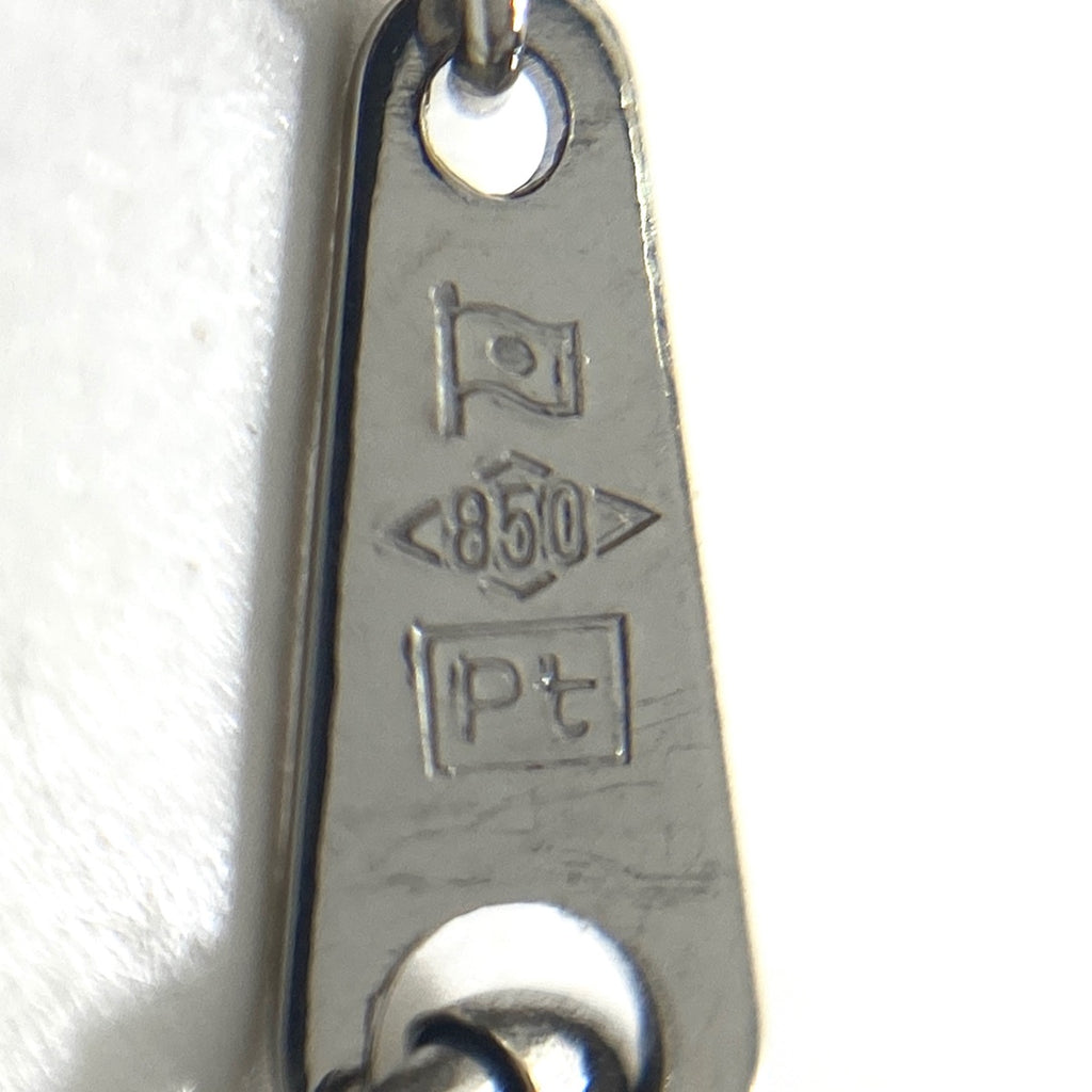 ダイヤモンド デザインネックレス プラチナ ペンダント ネックレス Pt900 Pt850 ダイヤモンド レディース 【中古】nbjwl