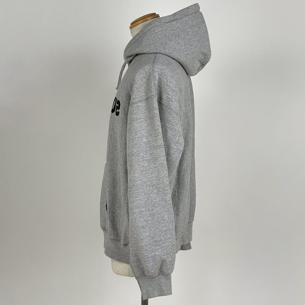 シュプリーム ロゴ パーカー プルオーバー トップス パーカー 綿 ポリエステル グレー メンズ 【中古】brapp