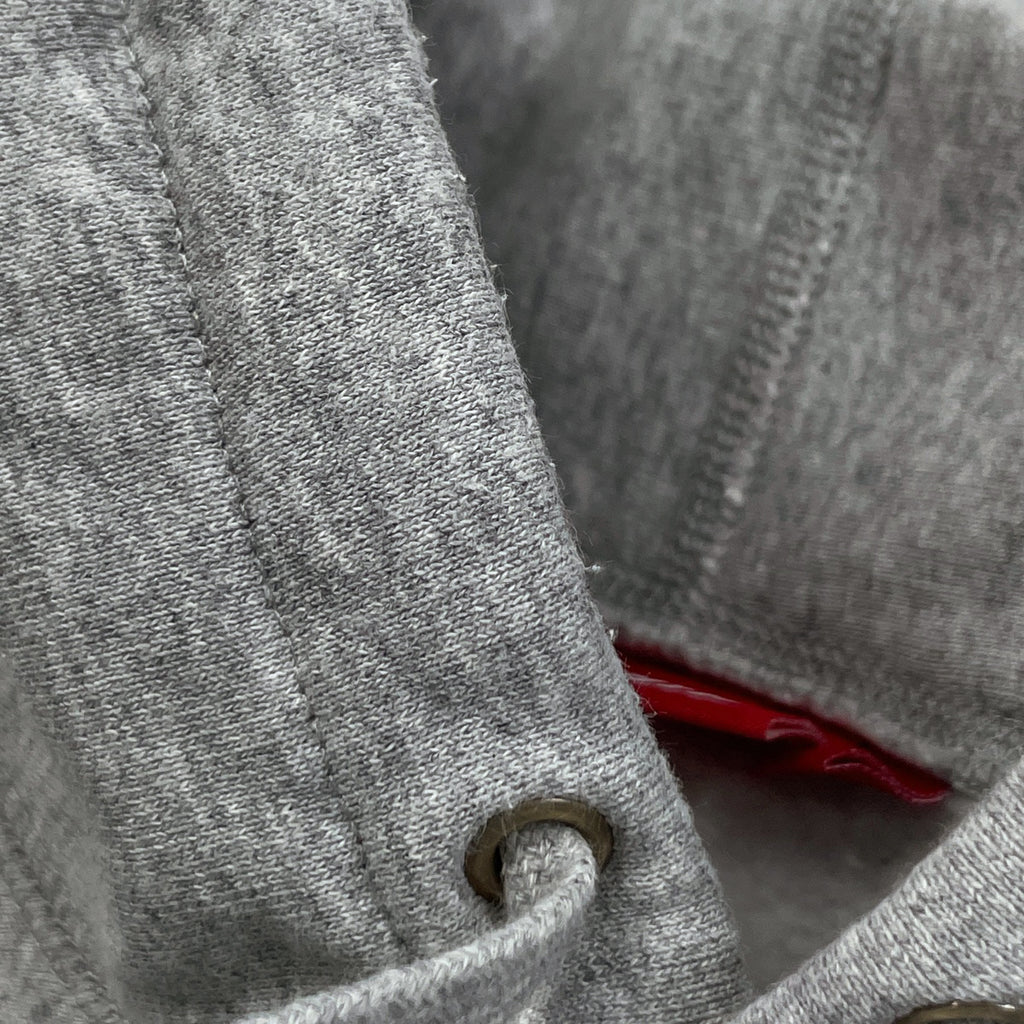 シュプリーム ロゴ パーカー プルオーバー トップス パーカー 綿 ポリエステル グレー メンズ 【中古】brapp